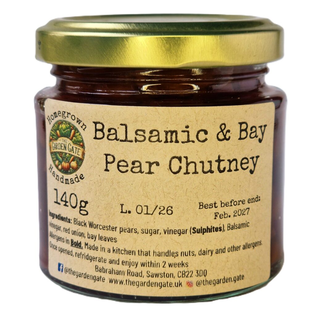 Pear Chutney with Balsamic & Bay